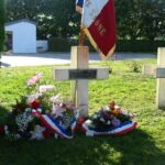 Sépulture de Diego Brosset au cimetière militaire de Rougemont (photos Jacquot-Boileau)