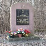 Stèle aux 33 jeunes de la 2 Cie Chambarands du BM 4 de la 1ère DFL tombés dans l'Illwald (Alsace)